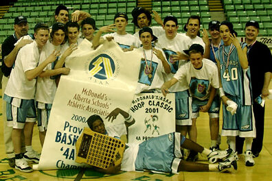 2001: Ross Sheppard three-peats as 4A boys provincial champs